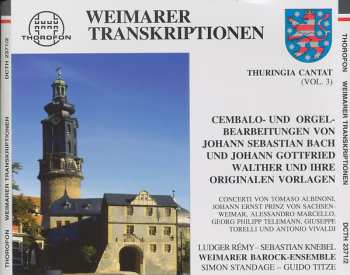 2CD Simon Standage: Weimarer Transkriptionen (Cembalo- und Orgelbearbeitungen von Johann Sebastian Bach und Johann Gottfried Walther und ihre originalen Vorlagen)