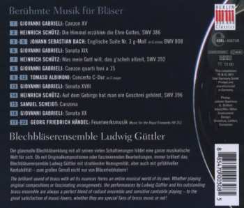 CD Ludwig Güttler: Berühmte Musik für Bläser