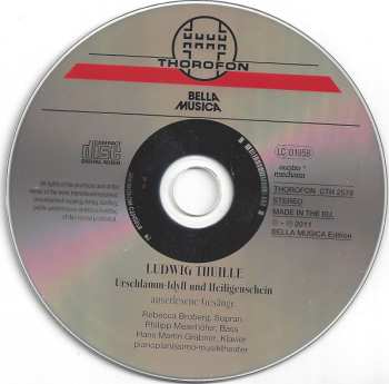 CD Ludwig Thuille: Urschlamm-Idyll Und Heiligenschein - Auserlesene Gesänge