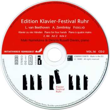 2CD/Box Set Ludwig van Beethoven: Fidelio (Piano For Four hands)