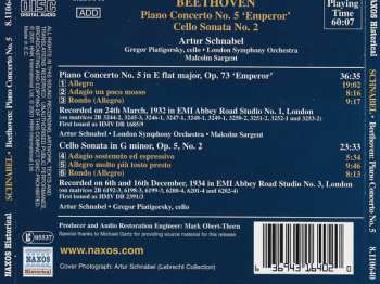 CD Ludwig van Beethoven: Piano Concerto No. 5; Cello Sonata No. 2