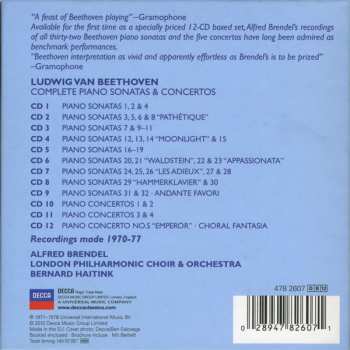 12CD/Box Set Ludwig van Beethoven: Complete Piano Sonatas & Concertos