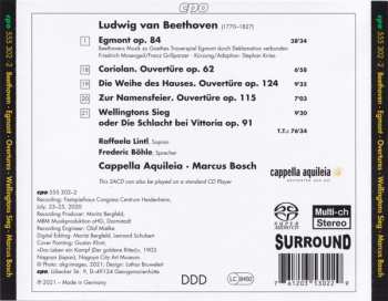 SACD Ludwig van Beethoven: Egmont Op. 84 ∙ Wellingtons Sieg Op. 91 ∙ Three Overtures Opp. 62, 124 & 115
