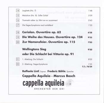 SACD Ludwig van Beethoven: Egmont Op. 84 ∙ Wellingtons Sieg Op. 91 ∙ Three Overtures Opp. 62, 124 & 115