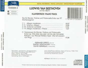 CD Ludwig van Beethoven: Klaviertrios • Piano Trios