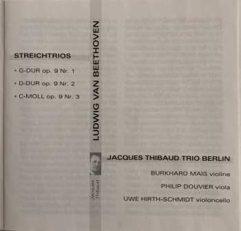 CD Ludwig van Beethoven: String Trios Op. 9