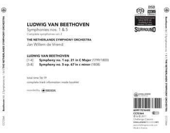 SACD Ludwig van Beethoven: Symphonies Nos. 1 & 5 (Complete Symphonies, Vol.2)