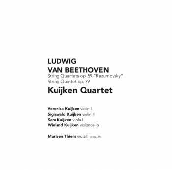2CD Ludwig van Beethoven: String Quartets Op. 59 "Razumovsky" / String Quintet Op. 29