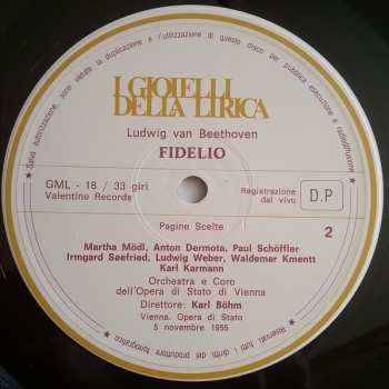 LP Ludwig van Beethoven: Fidelio (Pagine Scelte)