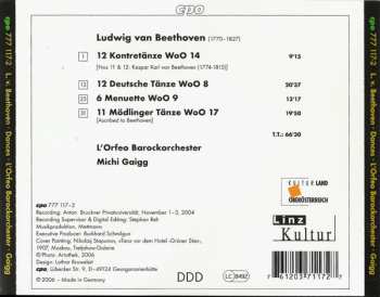 CD Ludwig van Beethoven: Mödlinger Tänze: Kontretänze • Deutsche Tänze • Menuette