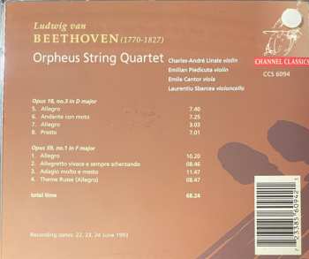 CD Ludwig van Beethoven: Op. 18, No. 3 In D Major / Op. 59, No. 1 In F Major