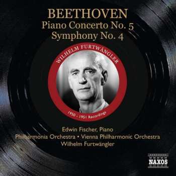 CD Ludwig van Beethoven: Piano Concerto No. 5 - Symphony No. 4