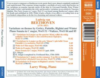 CD Ludwig van Beethoven: Piano Variations