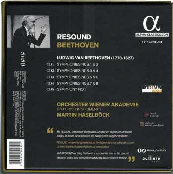 5CD/Box Set Ludwig van Beethoven: ReSound Beethoven - Complete Symphonies