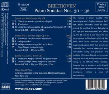CD Ludwig van Beethoven: Piano Sonatas Nos. 30  – 32