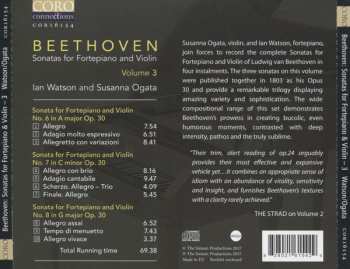CD Ludwig van Beethoven: Sonatas For Fortepiano And Violin Volume 3