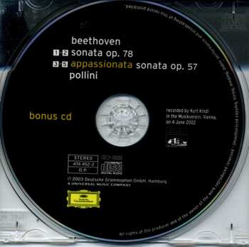 2CD Ludwig van Beethoven: Sonatas Opp. 54 • 57 • 78 • 90 • Appassionata