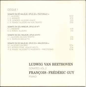 3CD/Box Set Ludwig van Beethoven: Sonates Vol.2