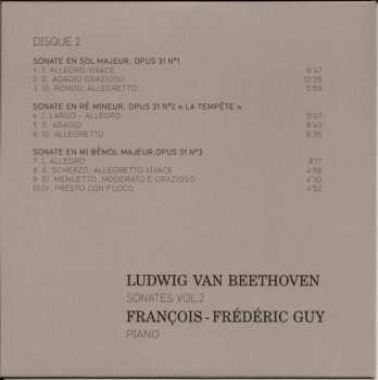 3CD/Box Set Ludwig van Beethoven: Sonates Vol.2
