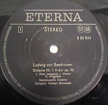 LP Ludwig van Beethoven: Sinfonie Nr. 7 A-dur Op. 92
