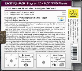 SACD Ludwig van Beethoven: Symphonies No. 7 & 8