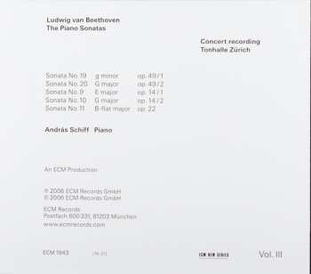 CD Ludwig van Beethoven: The Piano Sonatas, Volume III - Sonatas Opp. 14, 22 And 49
