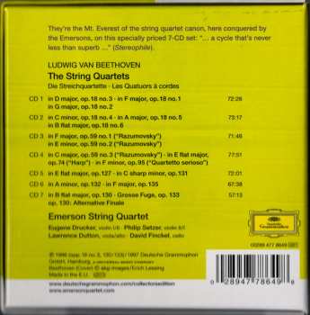 7CD/Box Set Ludwig van Beethoven: The String Quartets