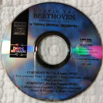 CD Ludwig van Beethoven: Symphonies No 7 & 8 