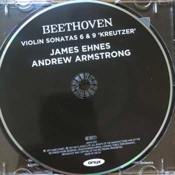 CD Ludwig van Beethoven: Violin Sonatas Nos. 6 & 9 Kreutzer