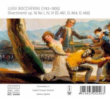 CD Luigi Boccherini: Divertimenti Op.16 Vol.II