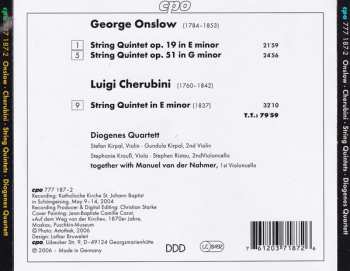 CD Luigi Cherubini: String Quintets