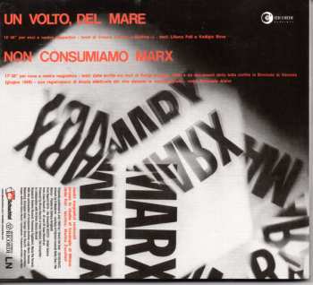 CD Luigi Nono: Non Consumiamo Marx - Musica Manifesto N. 1 Di Luigi Nono