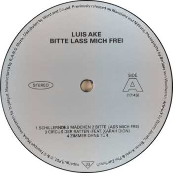 LP Luis Ake: Bitte Lass Mich Frei