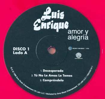 LP Luis Enrique: Amor Y Alegria