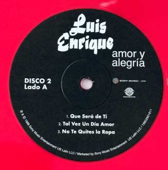 LP Luis Enrique: Amor Y Alegria