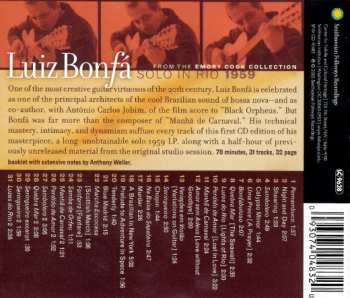 CD Luiz Bonfá: Solo In Rio 1959