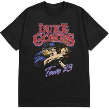 Merch Luke Combs: T-shirt Tour '23 Smashing Beer