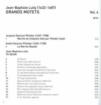 CD Jean-Baptiste Lully: Te Deum
