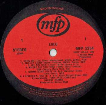 LP Lulu: The Most Of Lulu (Volume 2)