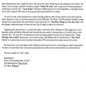 CD Luther Vandross: Greatest Hits 1981-1995