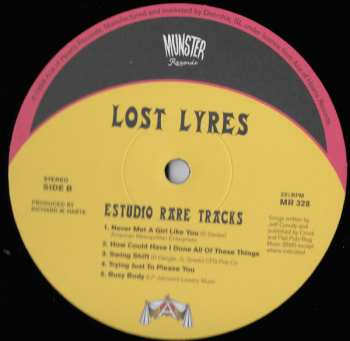 LP Lyres: Lost Lyres - Estudio Rare Tracks