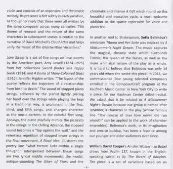 CD Lysander Piano Trio: Mirrors: 21st Century American Piano Trios