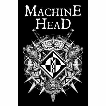 Merch Machine Head: Textile Poster Crest