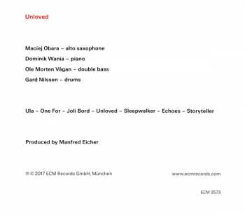 CD Maciej Obara Quartet: Unloved