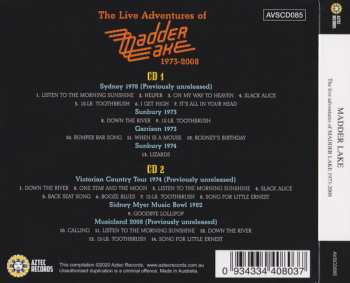 2CD Madder Lake: The Live Adventures Of Madder Lake 1973-2008