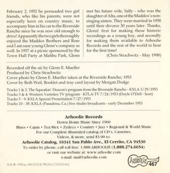 CD Maddox Brothers and Rose: Live - On the Radio