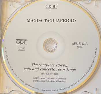 3CD/Box Set Magda Tagliaferro: The Complete 78-rpm Solo And Concerto Recordings