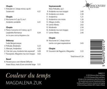 CD Magdalena Zuk: Couleur Du Temps