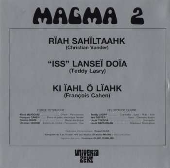 CD Magma: Magma 2 - 1001° Centigrades