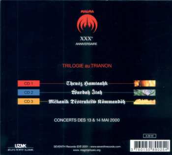 3CD/Box Set Magma: Theusz Hamtaahk Trilogie